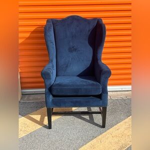 Four Hands Theory Wing Chair New Navy CSD-0026